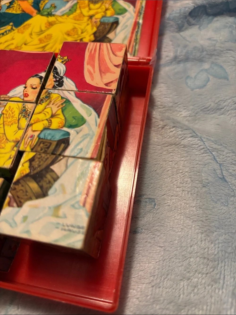 Vintage Eichorn West German Fairy Tale Block Puzzle
